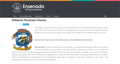 Desktop Screenshot of ensenada.gob.mx
